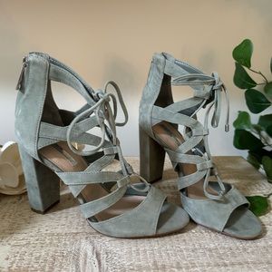 BCBG Lace Up Heels